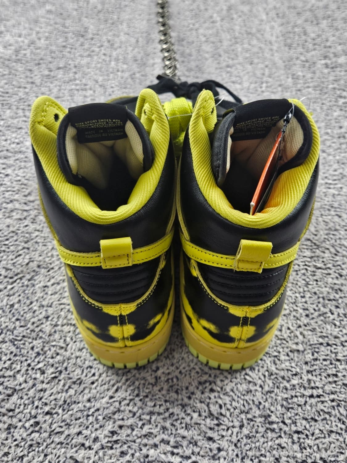 나이키 덩크하이 SP 옐로우애시드워시 스니커즈 (260MM)/ 10785 상품이미지4