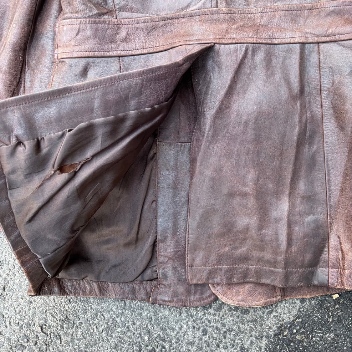 일본 아바하우스 레더 자켓 상품이미지6