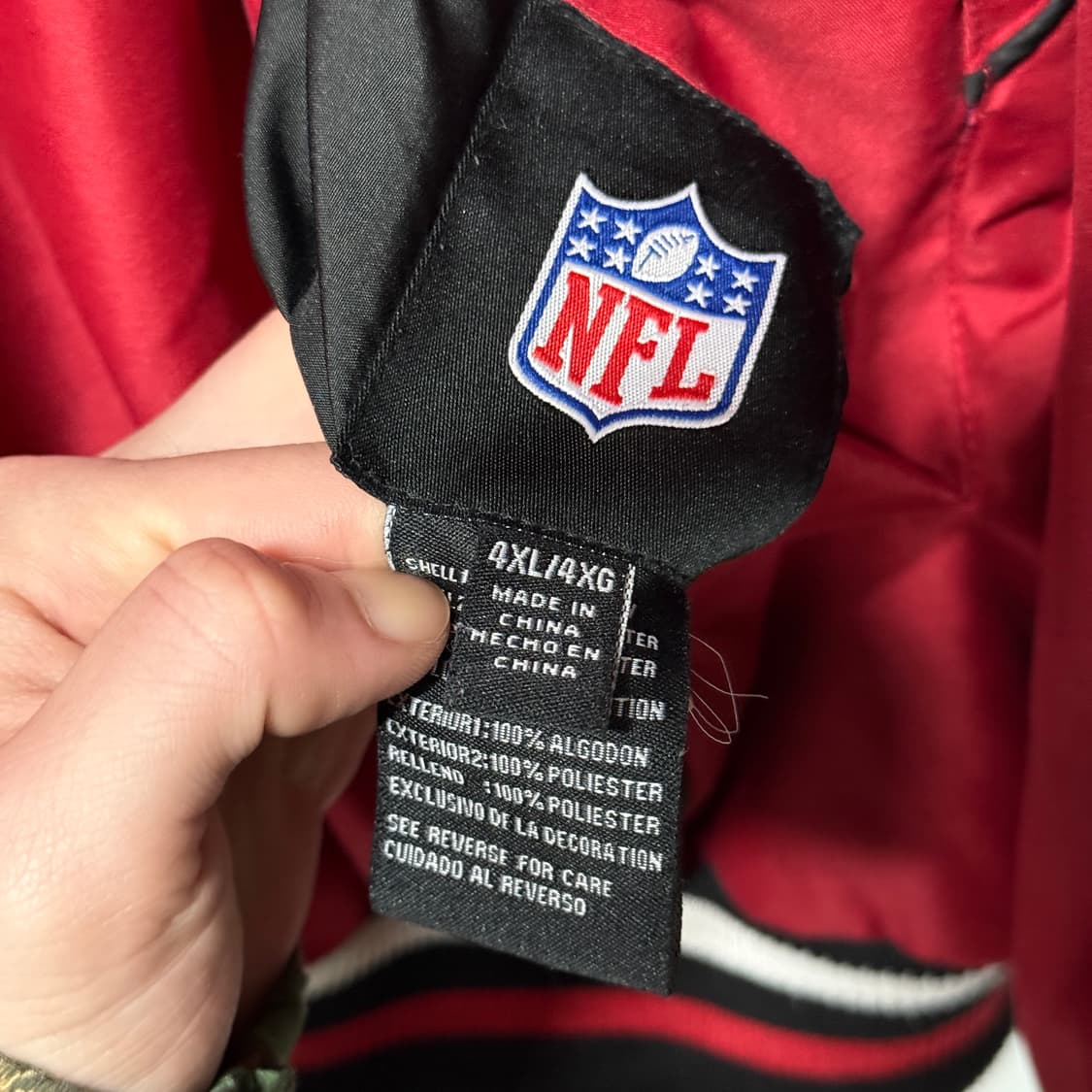 00s NFL 올드스쿨 빅사이즈 샌프란시스코 49ers 리버시블 자켓 상품이미지9