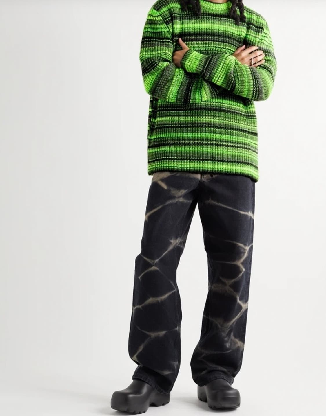 ERL 버진 그린 스웨터 상품이미지2