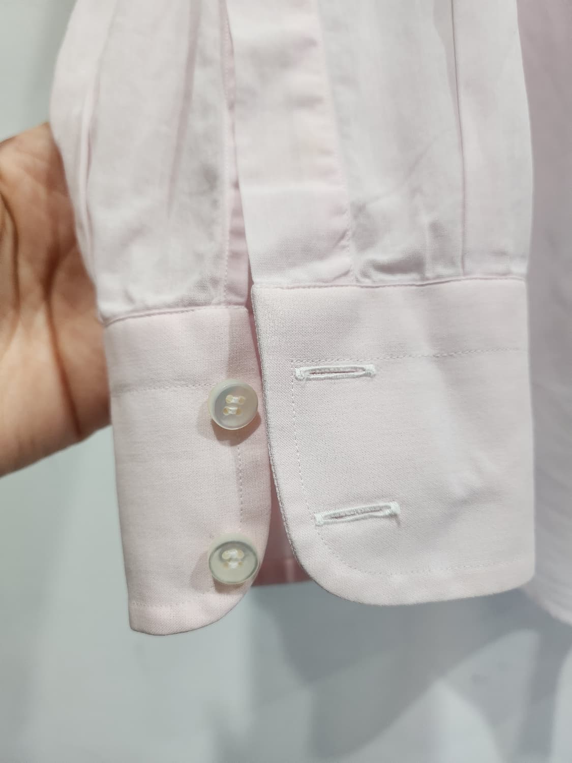 브리오니 Brioni 핑크 셔츠 43/17 이태리 정품 상품이미지4