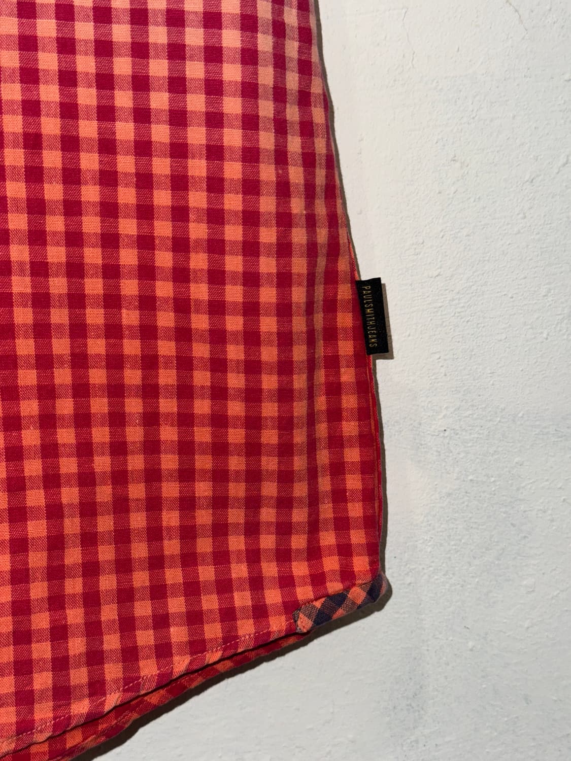 Paul smith 폴스미스 그라데이션 체크 반팔 셔츠 상품이미지7