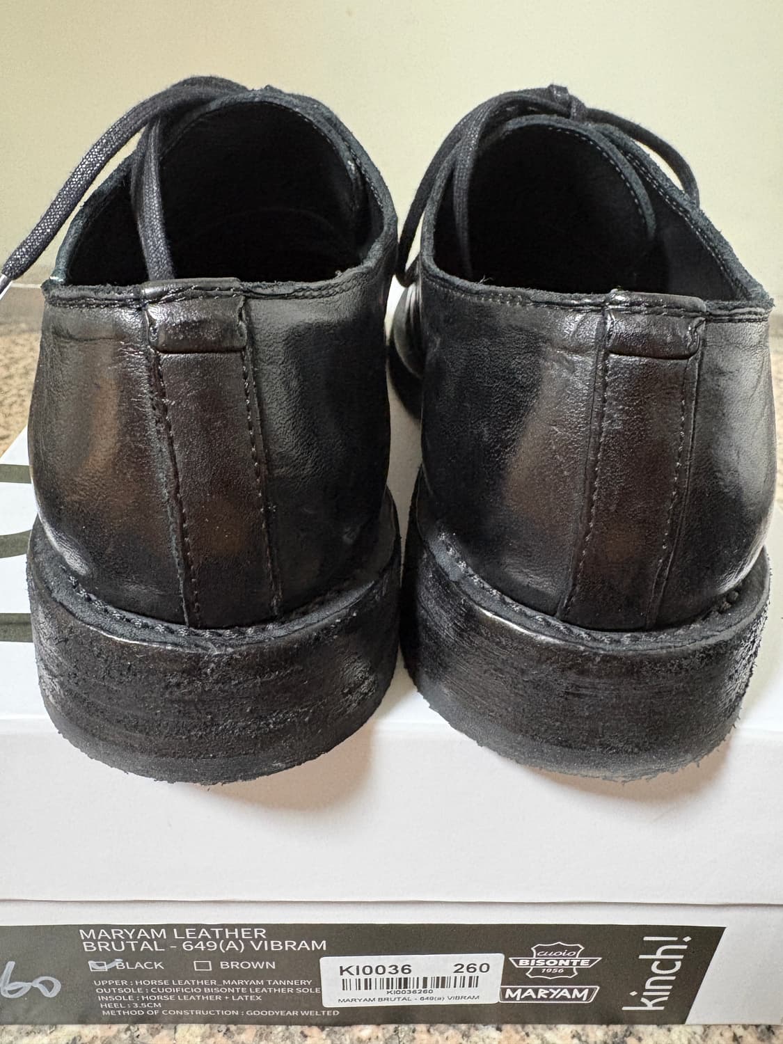 킨치 BRUTAL - 649 (a) VIBRAM 260 사이즈 팝니다 상품이미지4