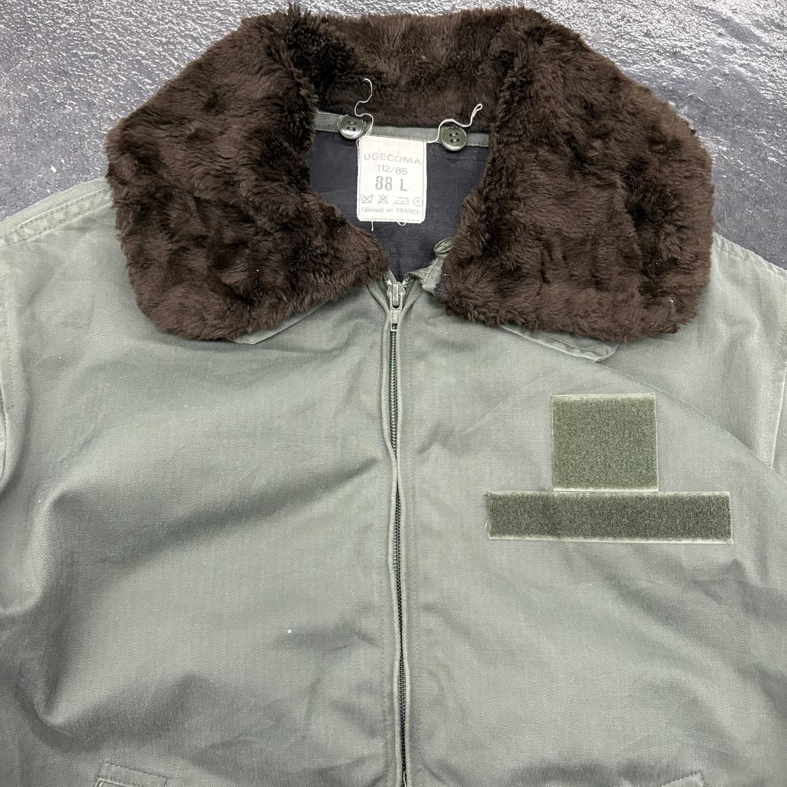 (100)80s france army덱자켓 상품이미지3