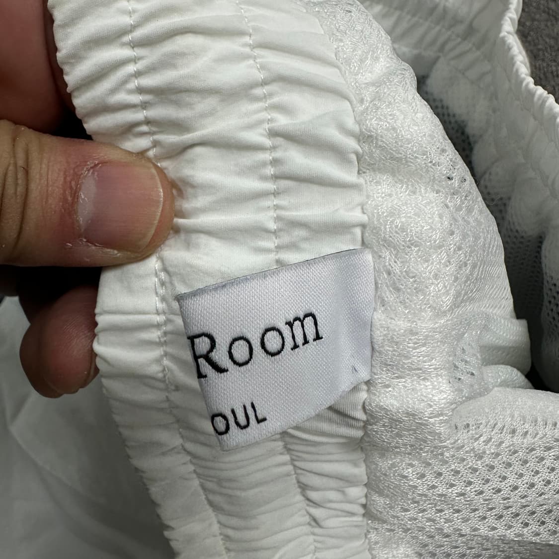 아워룸 배색 데님팬츠 상품이미지4