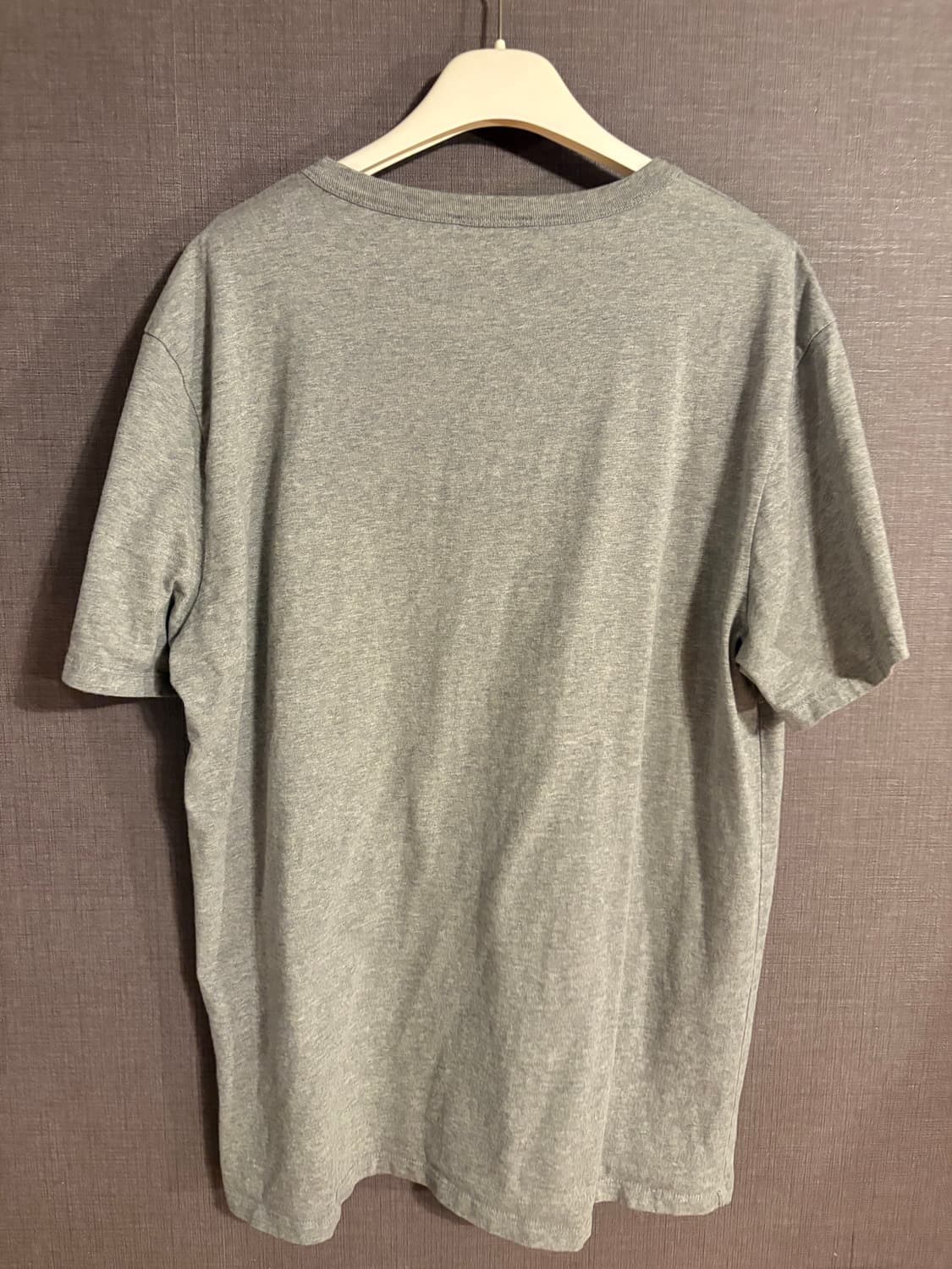 🩶 메종 키츠네 폭스헤드 자수 반팔티 (그레이 / 100% 코튼) 상품이미지5