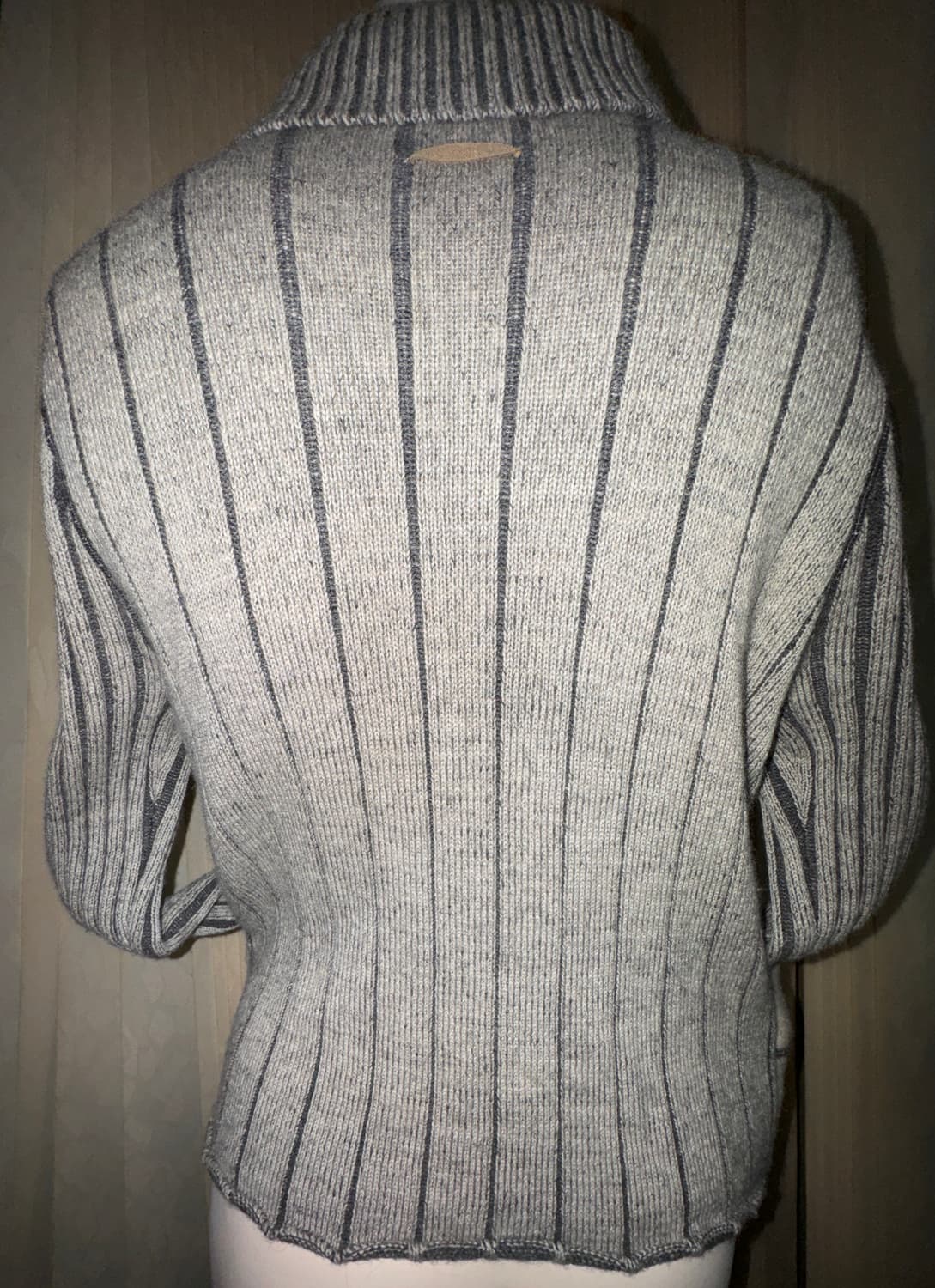 택포) 빈티지 니트 집업 상품이미지3