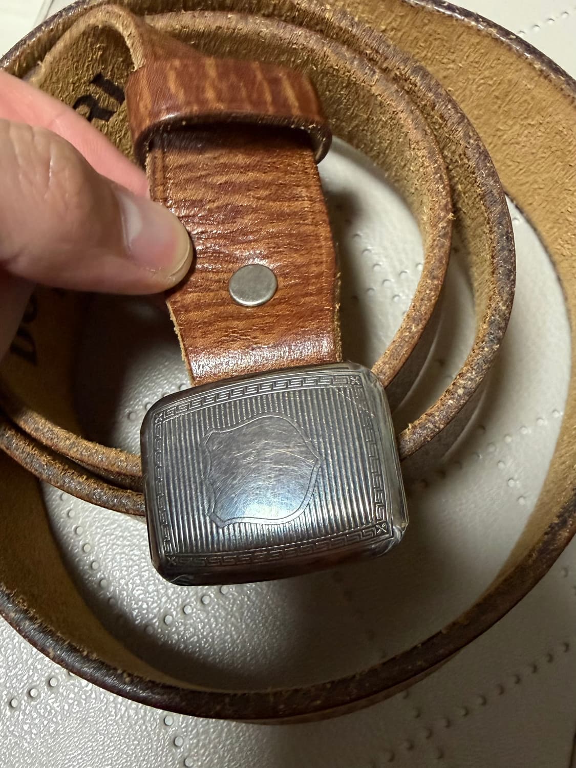 rrl 빈센스 브라운벨트 34 상품이미지3