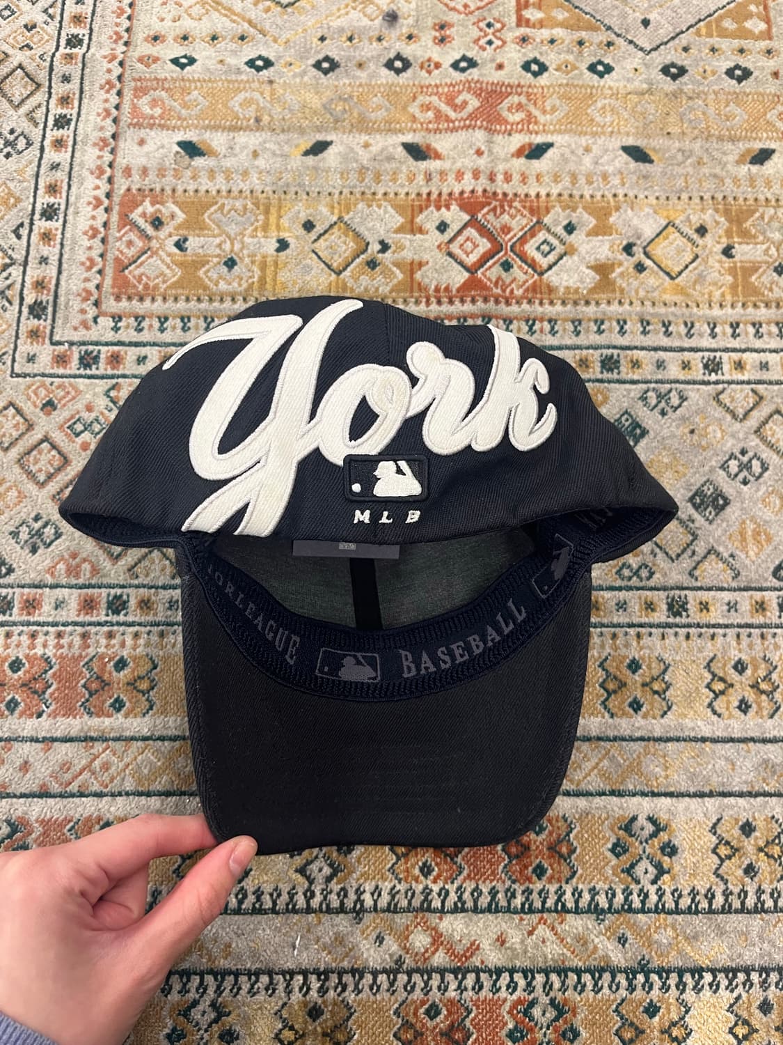 MLB 뉴욕 레터링 볼캡 블랙 M-XL #csz3775 상품이미지10
