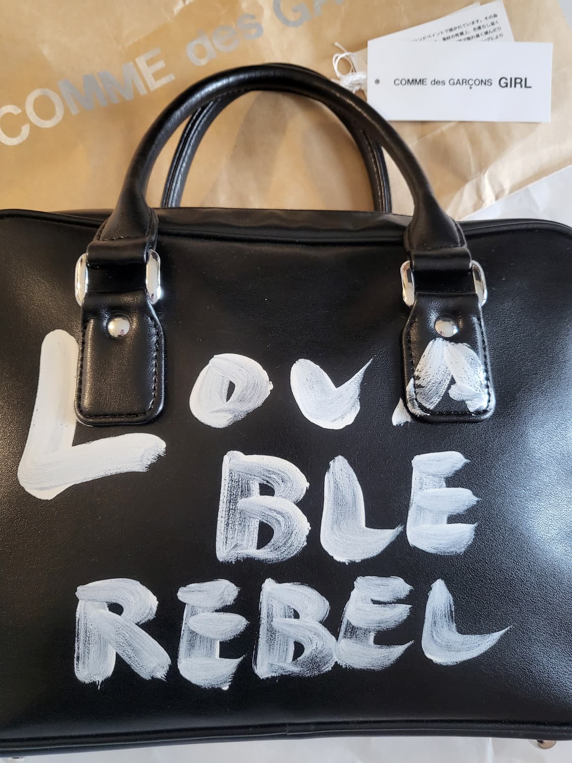 꼼데가르송 걸 페인트백 상품이미지2