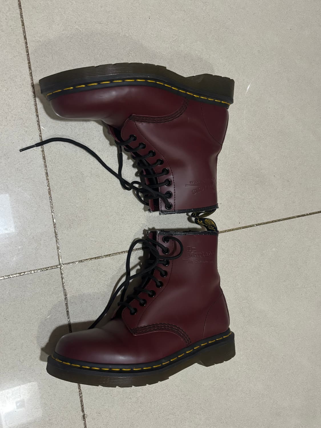 닥터마틴 1460 버건디 8홀 UK4 상품이미지4