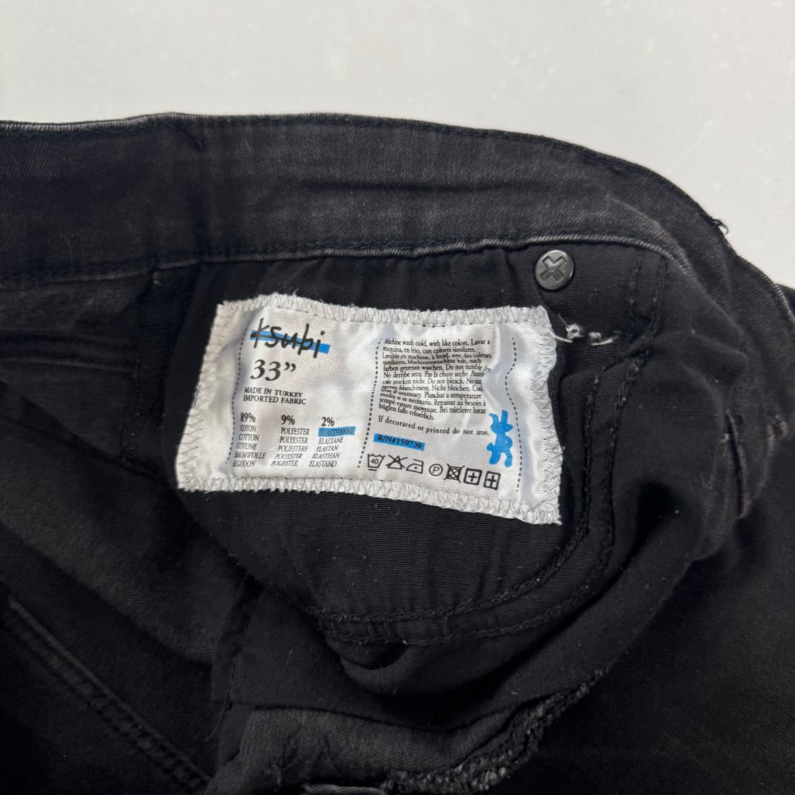 Ksubi 수비 KM50 블랙 진 판매합니다. 상품이미지5