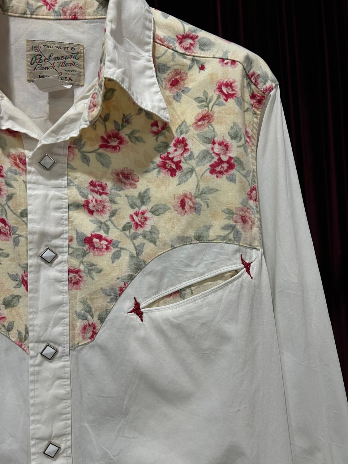 ROCKMOUNT RANCH WEAR floral westernshirt 상품이미지4