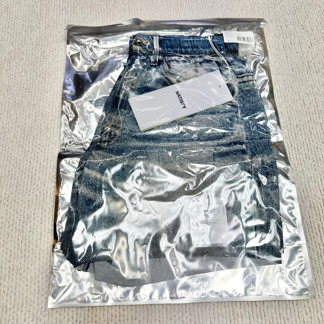 새티스파이 피치쉘 5 인치 디지털 데님 쇼츠 2(M) 상품이미지1
