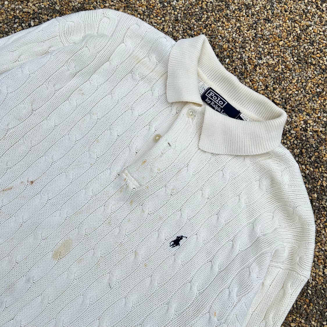 폴로 (POLO RalphLauren)카라 케이블 니트 상품이미지2