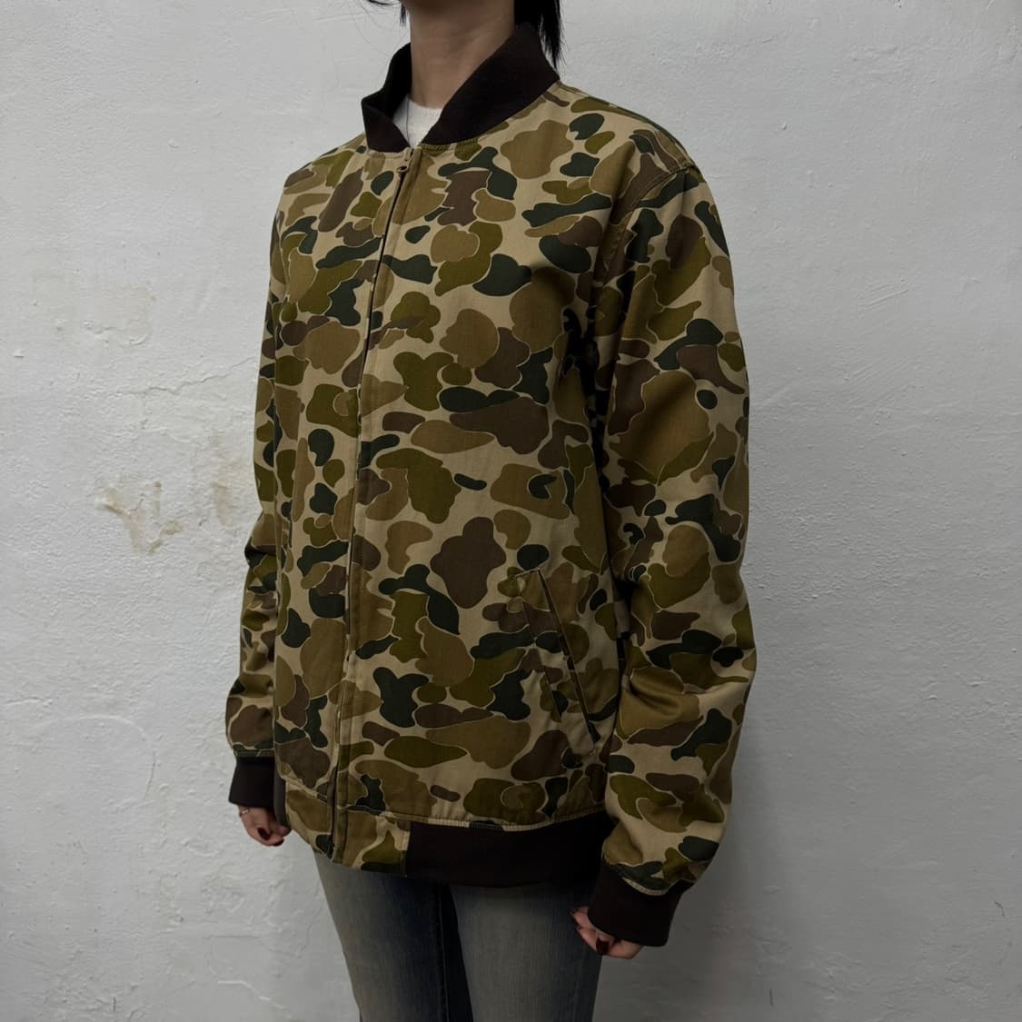 리바이스(Levi's) 카모플라쥬 패턴 코튼 블루종 자켓 상품이미지1