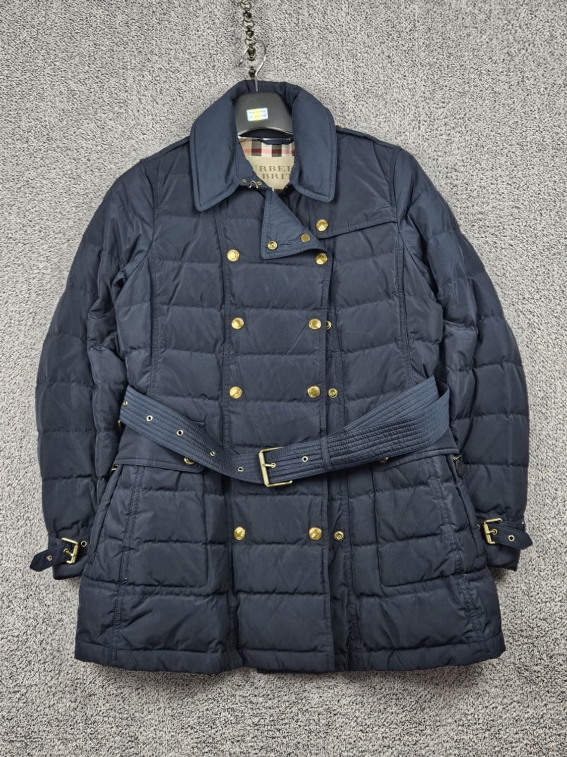 버버리 더블 브레스트 벨티드 퀼팅 다운 자켓 ( M ) / 10257 상품이미지1