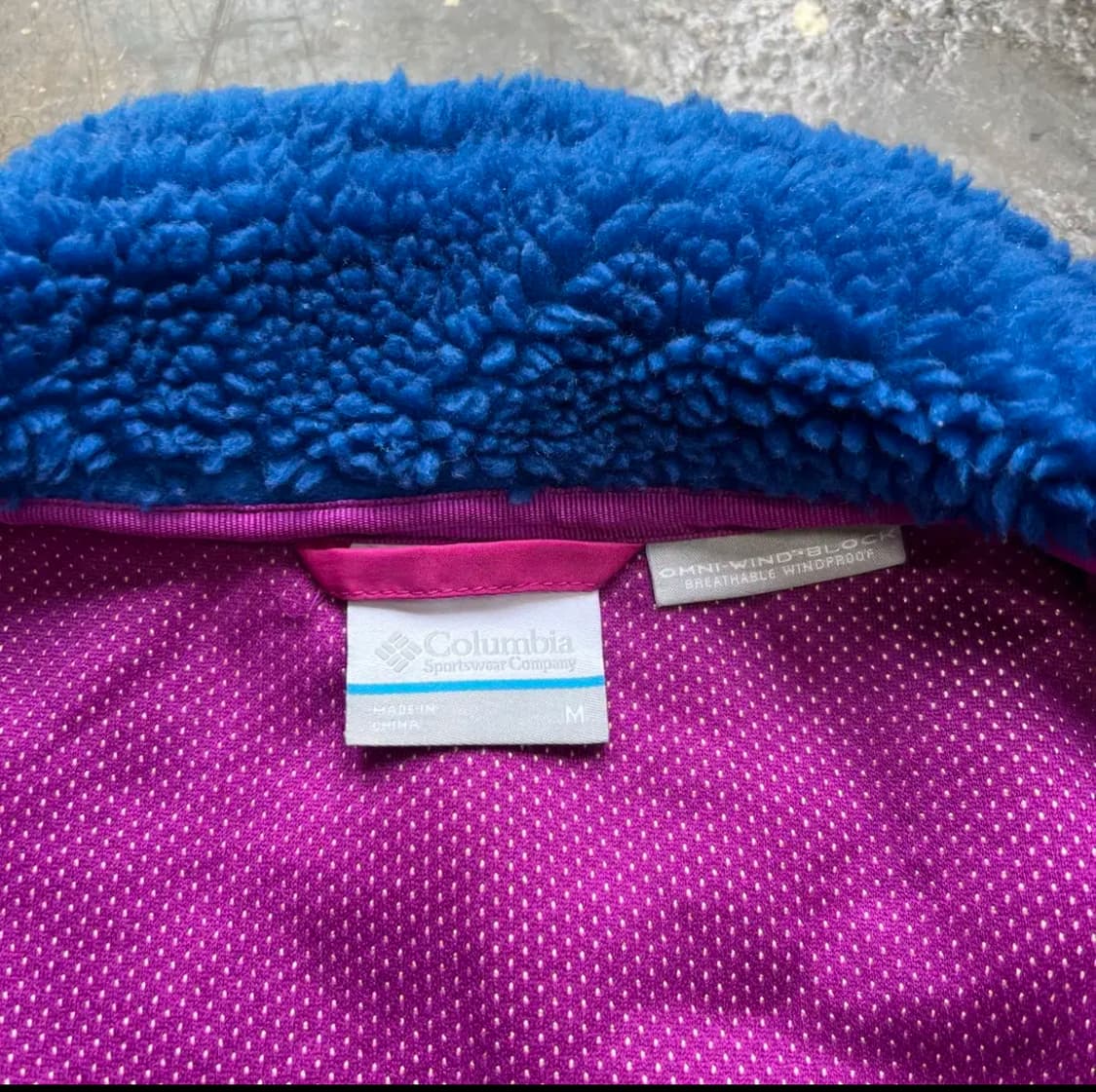 M) 컬럼비아 쉐르파 양털 플리스 자켓 점퍼 콜롬비아 뽀글이 후리스 상품이미지6