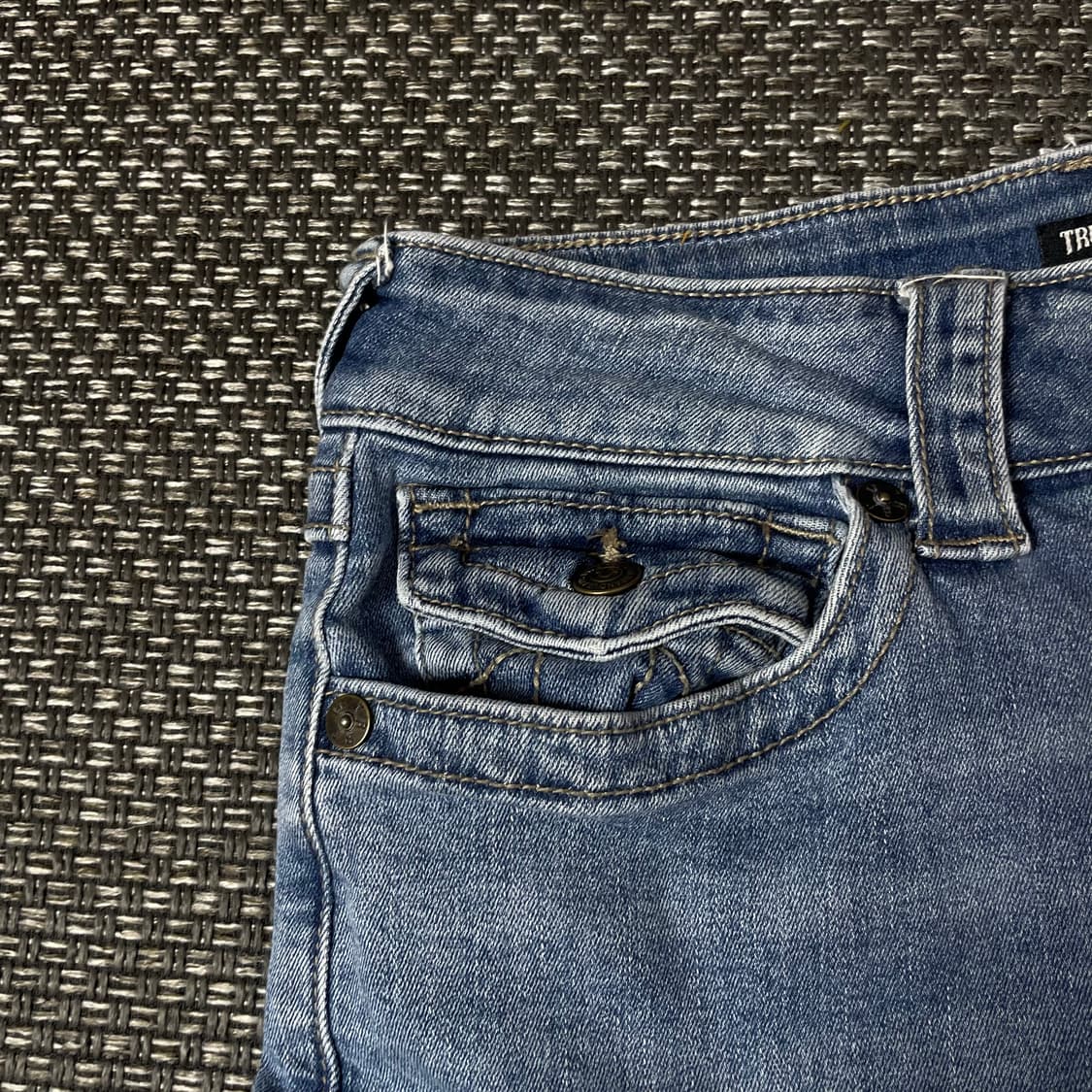 (30) 트루릴리젼 블루 데님 팬츠 상품이미지4