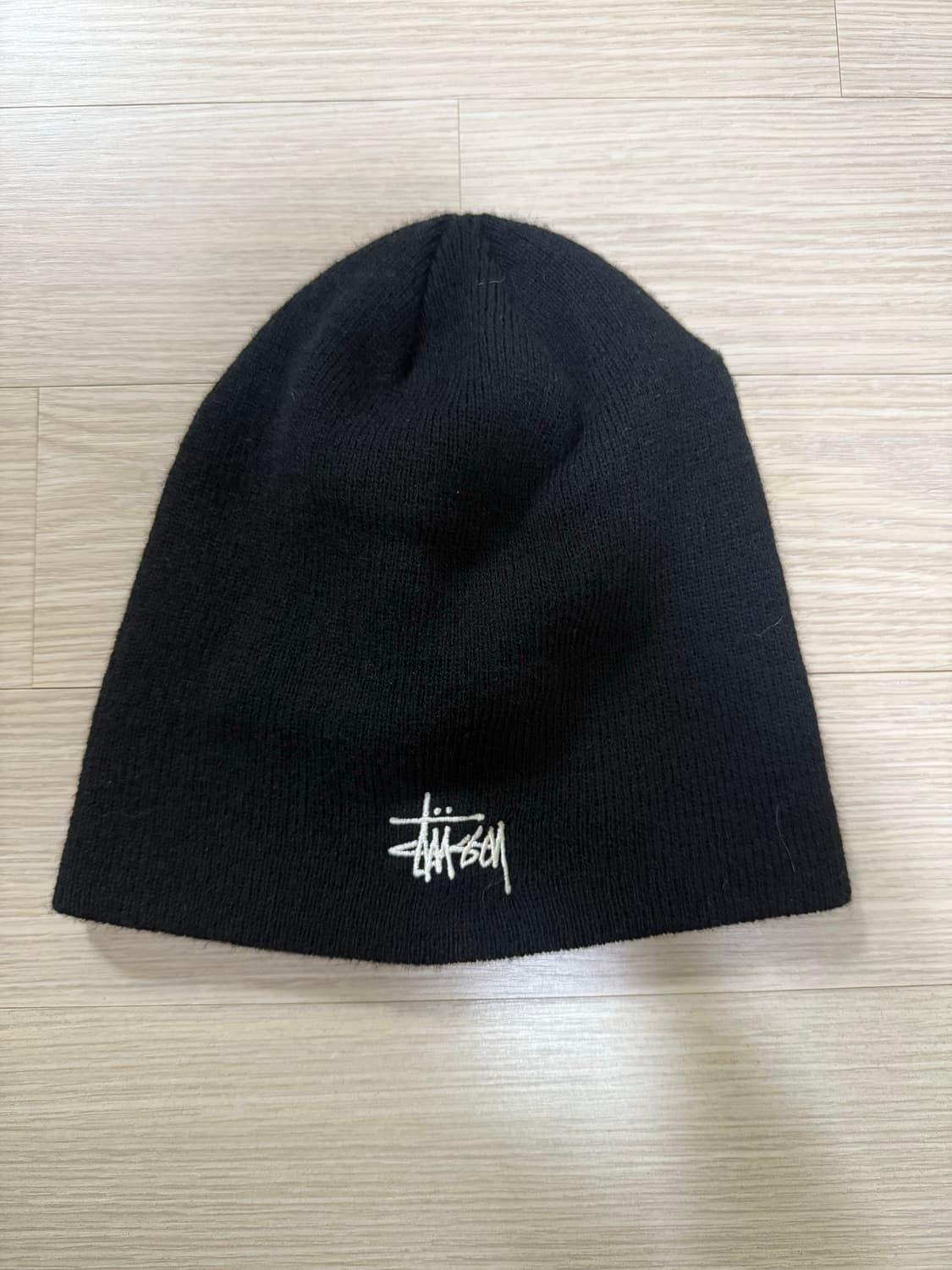 스투시 베이직 스컬캡 비니 블랙 상품이미지1