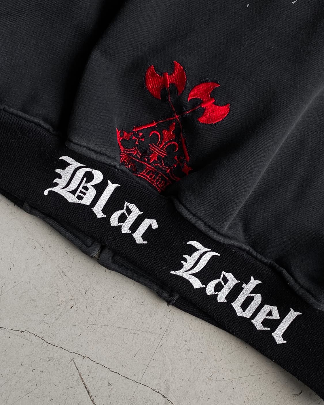 Blac Label Y2K 엔젤 윙 엠브로이드 후드집업 상품이미지9