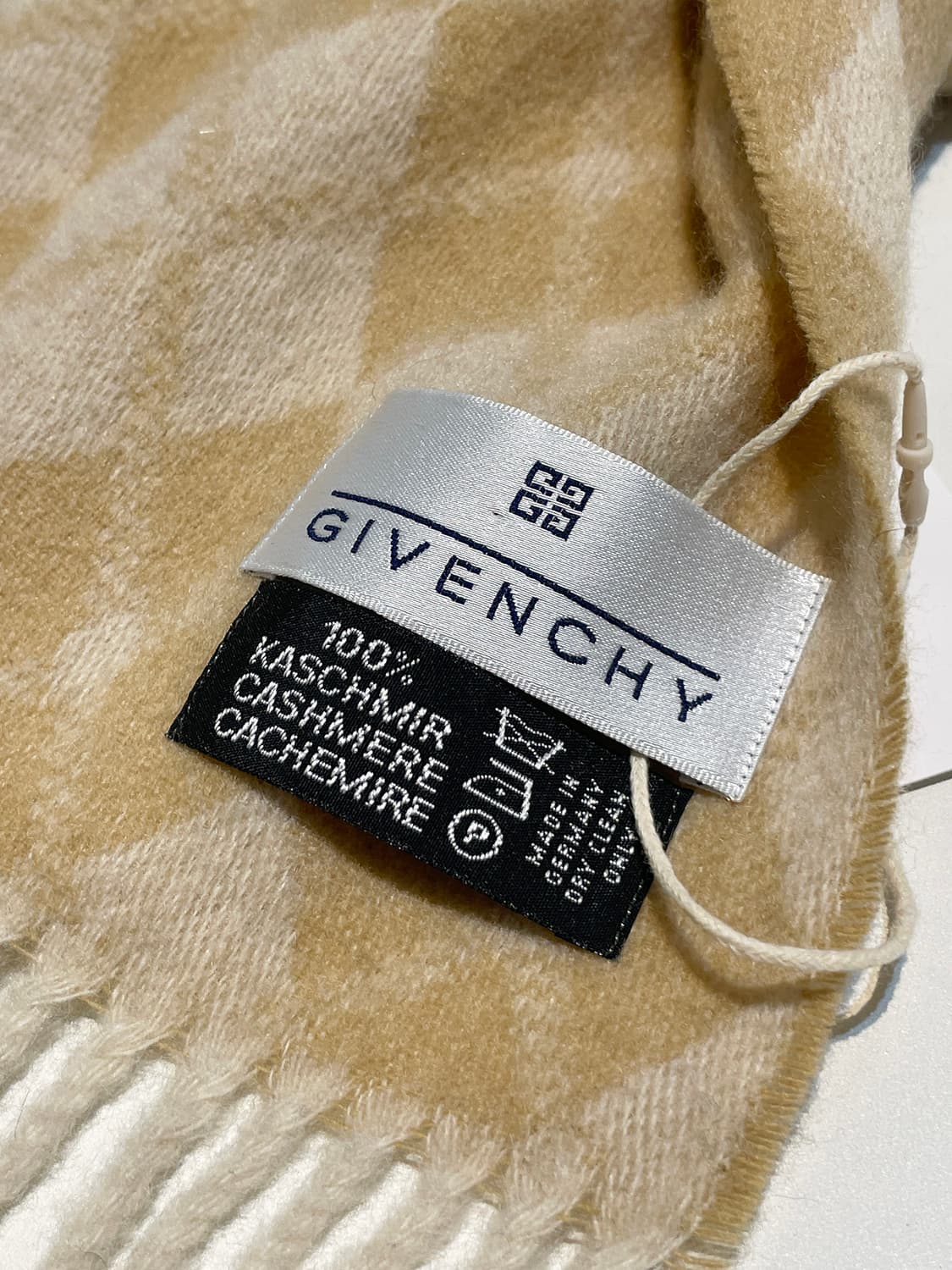 지방시 아가일 패턴 캐시미어 목도리 A1426 상품이미지4