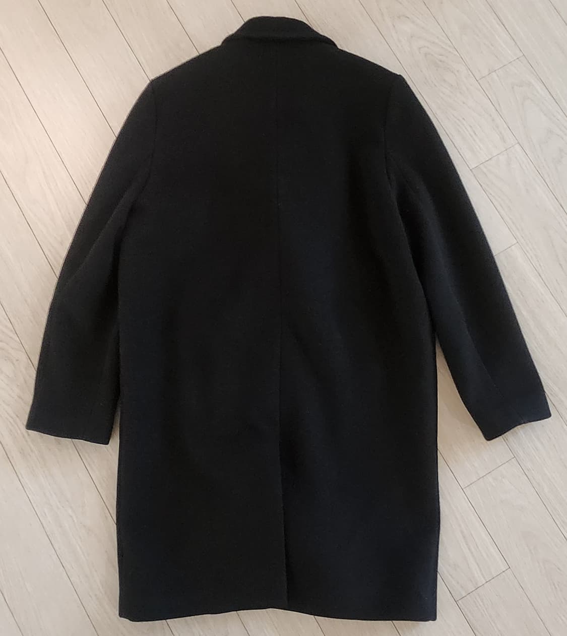 톰보이 블랙 더블 코트 상품이미지2