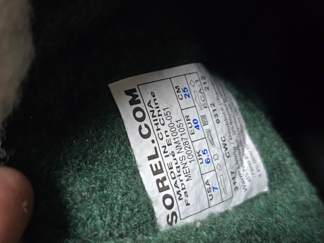 소렐 카리부 방한부츠 (그레이/250) 상품이미지3