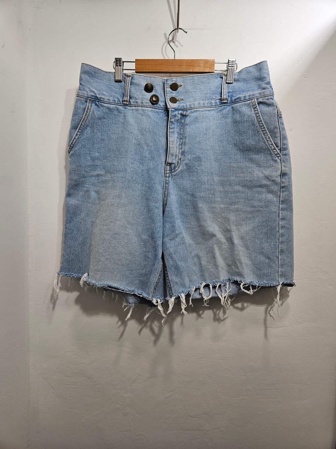 빈티지 무드 컷오프 데님반바지  상품이미지1