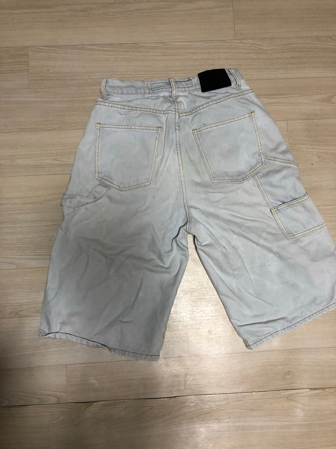 스웨이드 데님 쇼츠 상품이미지2