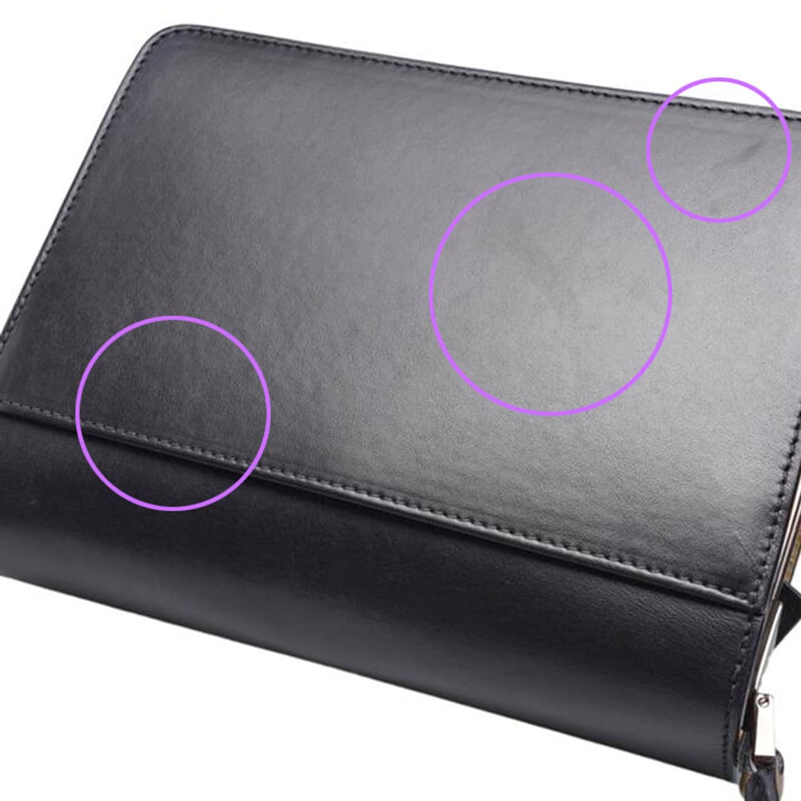 (중고) 마르니 블랙 골드 카프스킨 트렁크 미듐 숄더백 상품이미지6