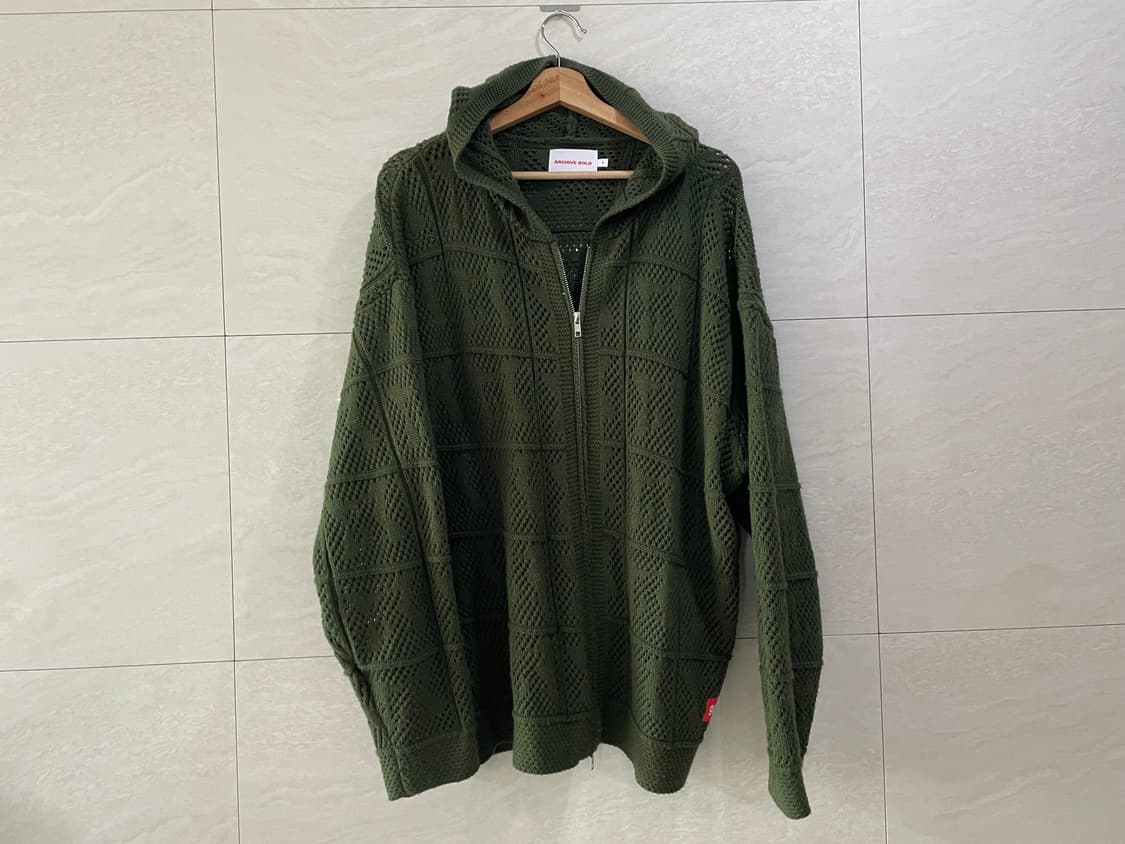 아카이브 볼드 / 그물 후드 집업, 망사 후드 / L 상품이미지1