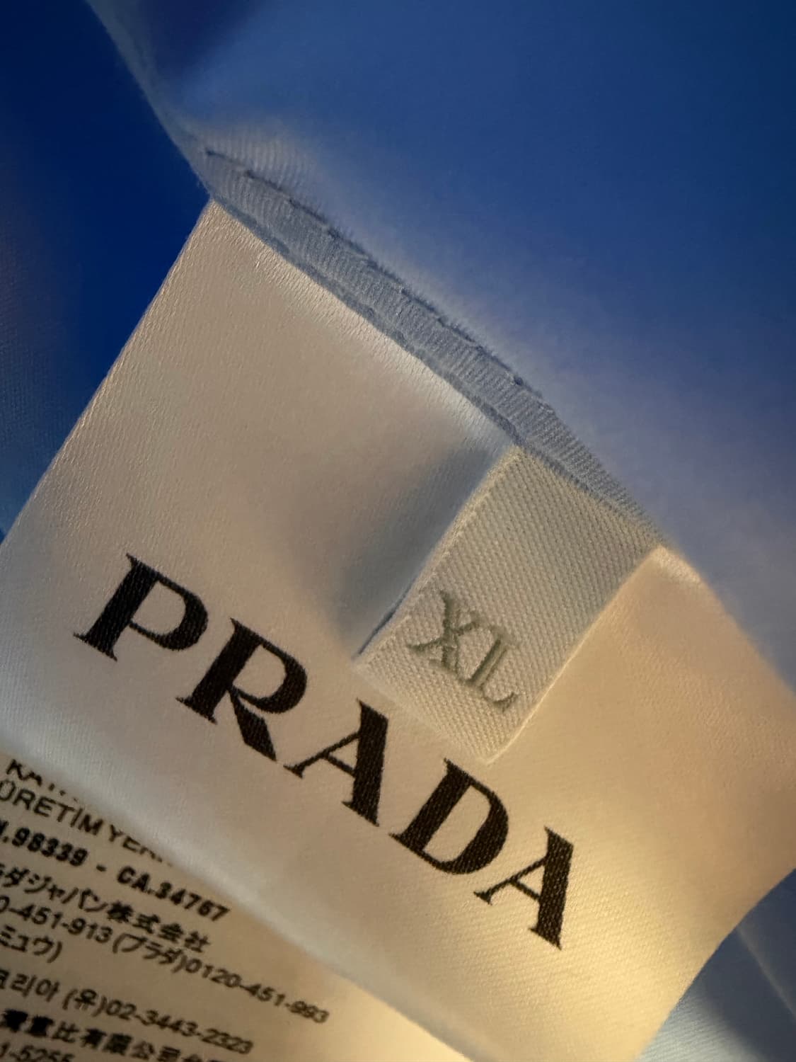 프라다 와이어 셔츠 xl 상품이미지3