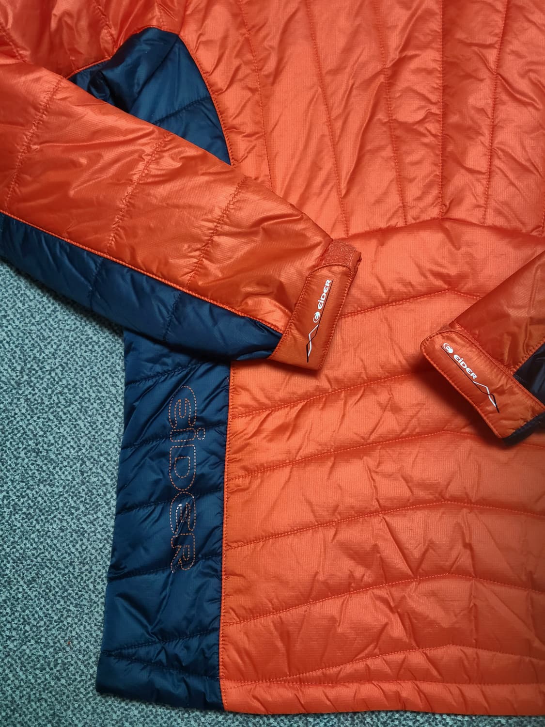 아이더 여성 카루나 경량  폴리  패딩 S 오렌지 상품이미지8