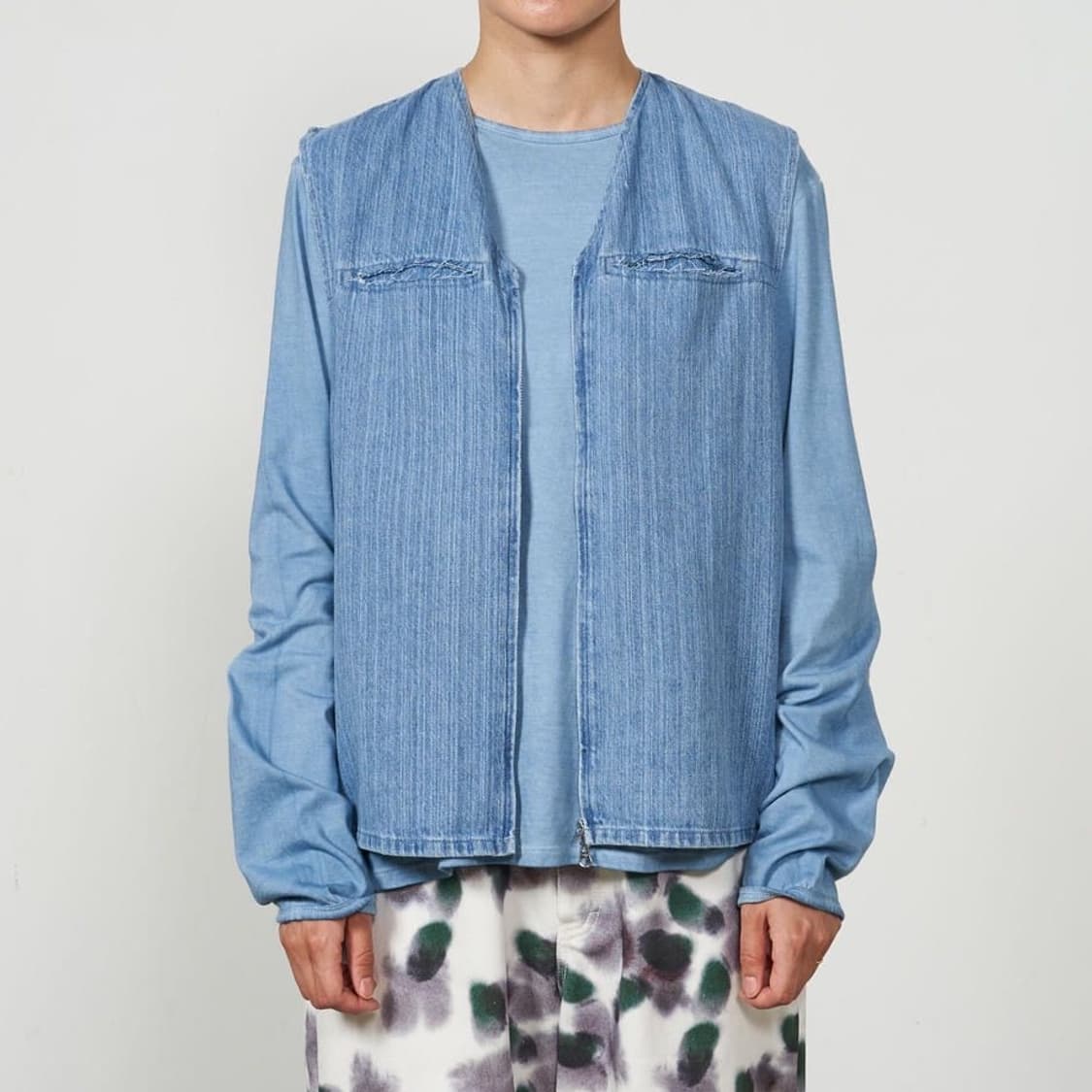 가브리엘라 콜 가먼츠 No.173 데님 집업 베스트 상품이미지8