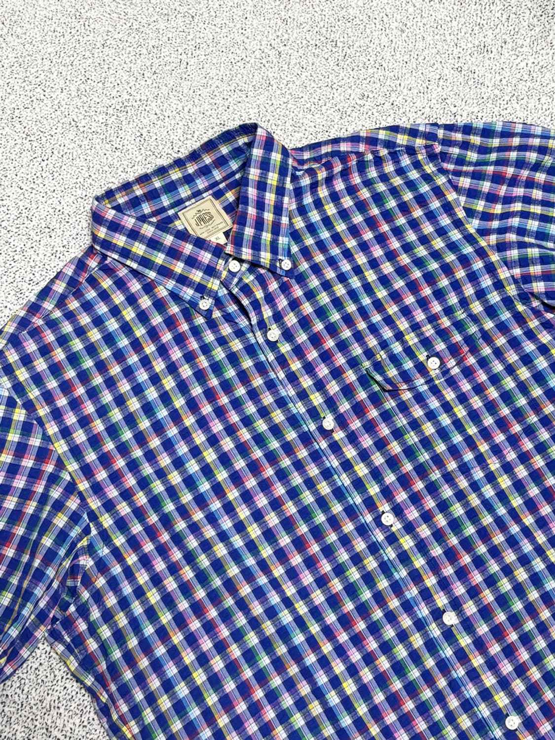 J.PRESS 제이 프레스 시어서커 마드라스 체크 셔츠 상품이미지2