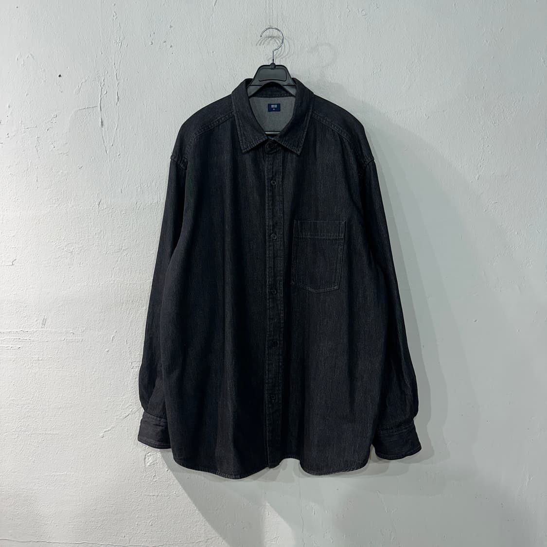 유니클로 데님 흑청남방 105-110 상품이미지1