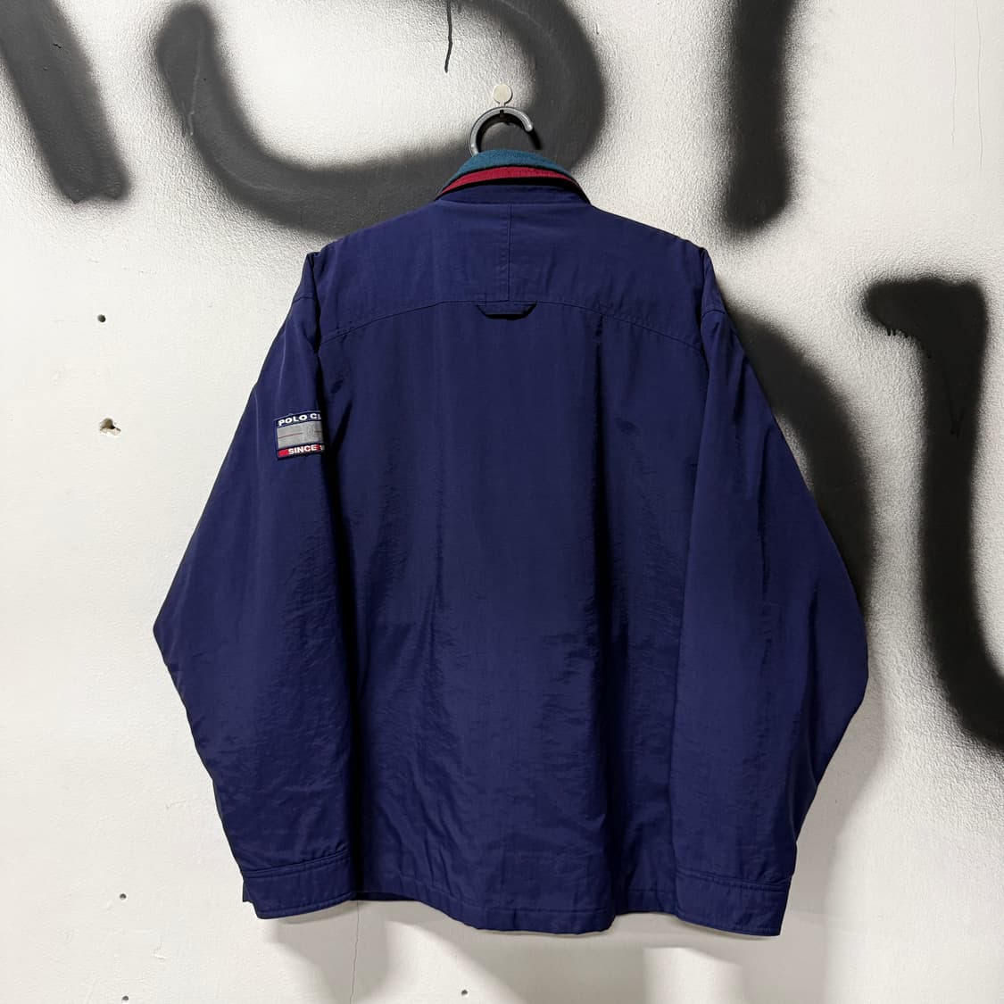 폴로 스포츠 올드스쿨 배색 플리스 디테일 퀼팅 집업 자켓 상품이미지2