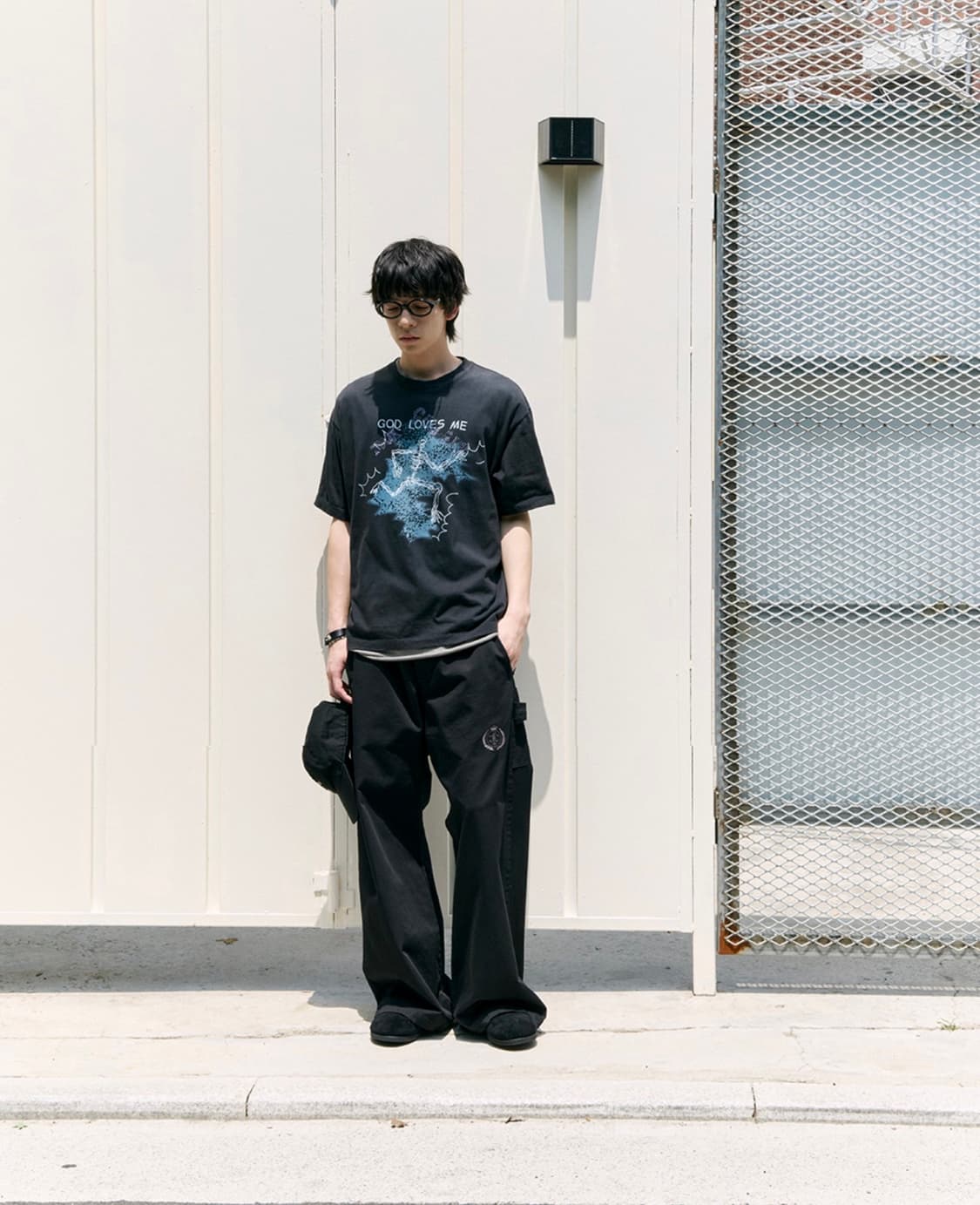 폴리테루 휴먼인덱스 휴먼 카펜터 파자마 팬츠 바지 블랙 4 상품이미지4