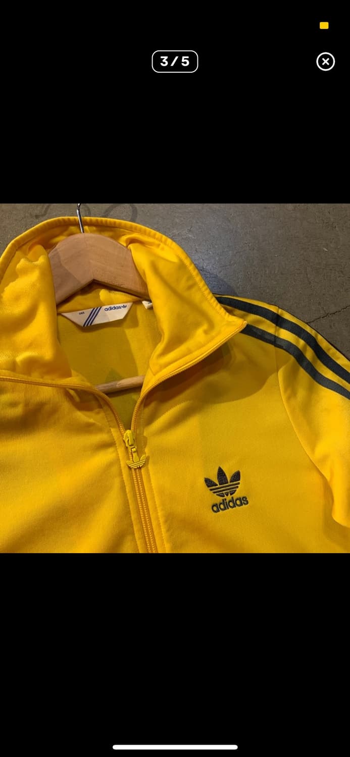 노란색 아디다스 져지((급처 상품이미지3