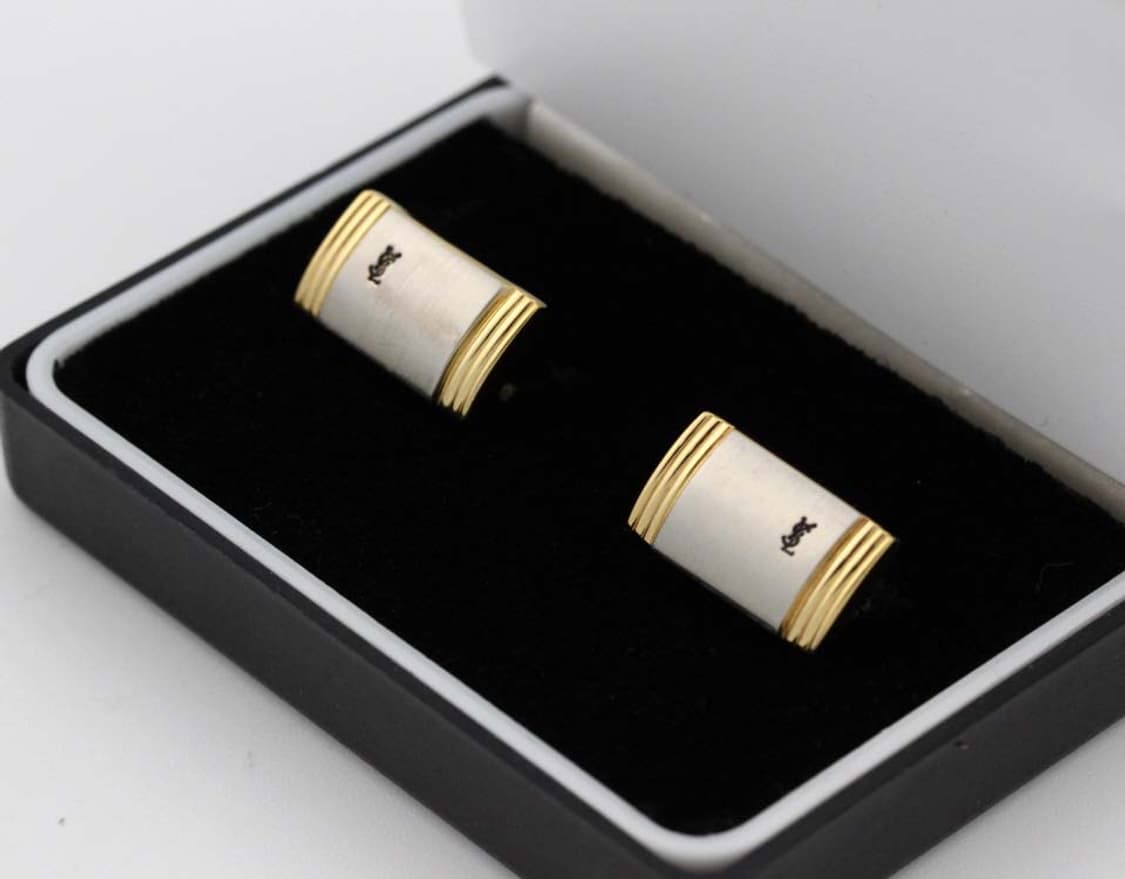 입생로랑 B+등급 남자 명품 커프스 빈티지 상품이미지1