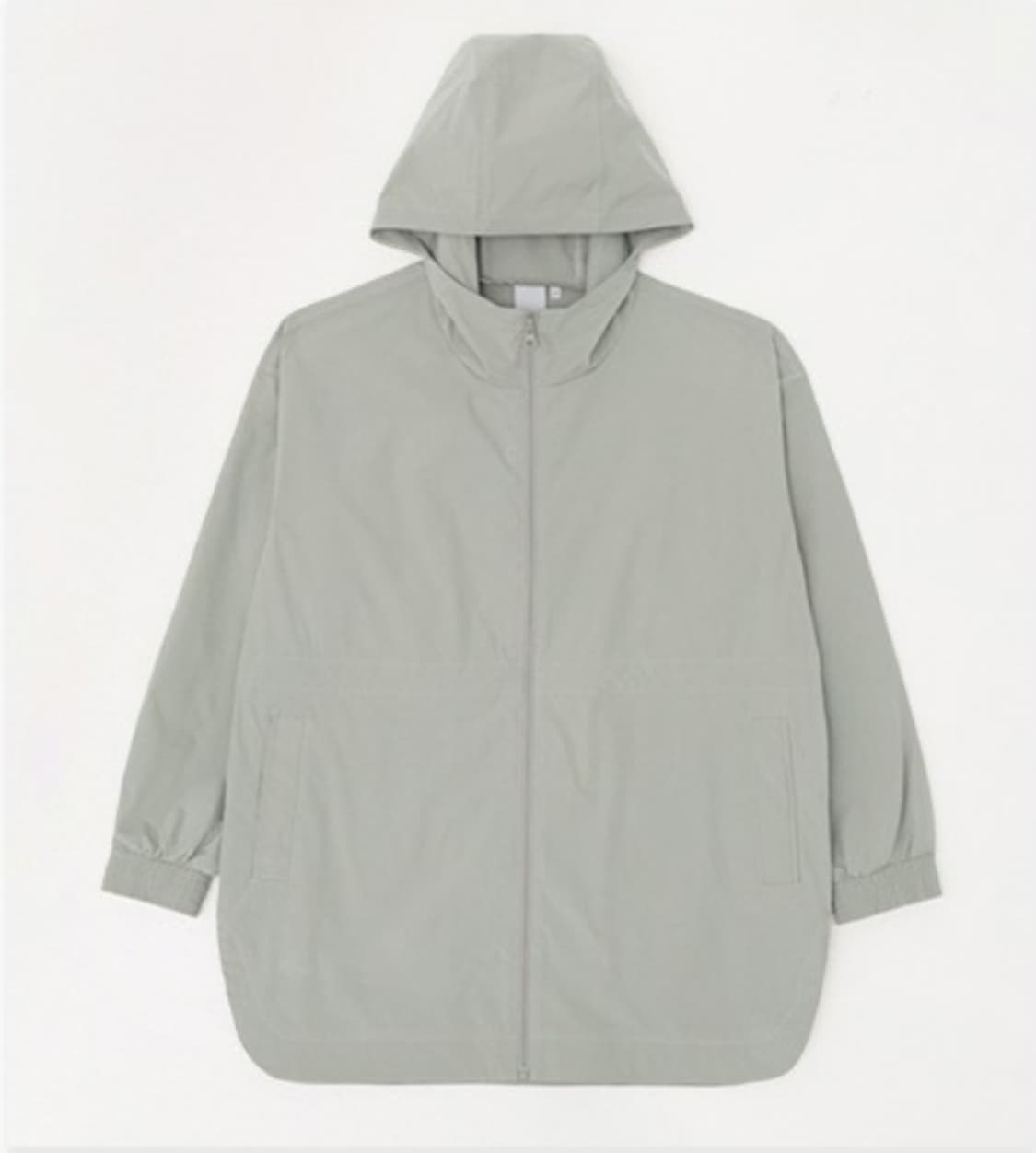 엘르 스트링 후드 롱 윈드점퍼 바람막이 자켓 상품이미지6