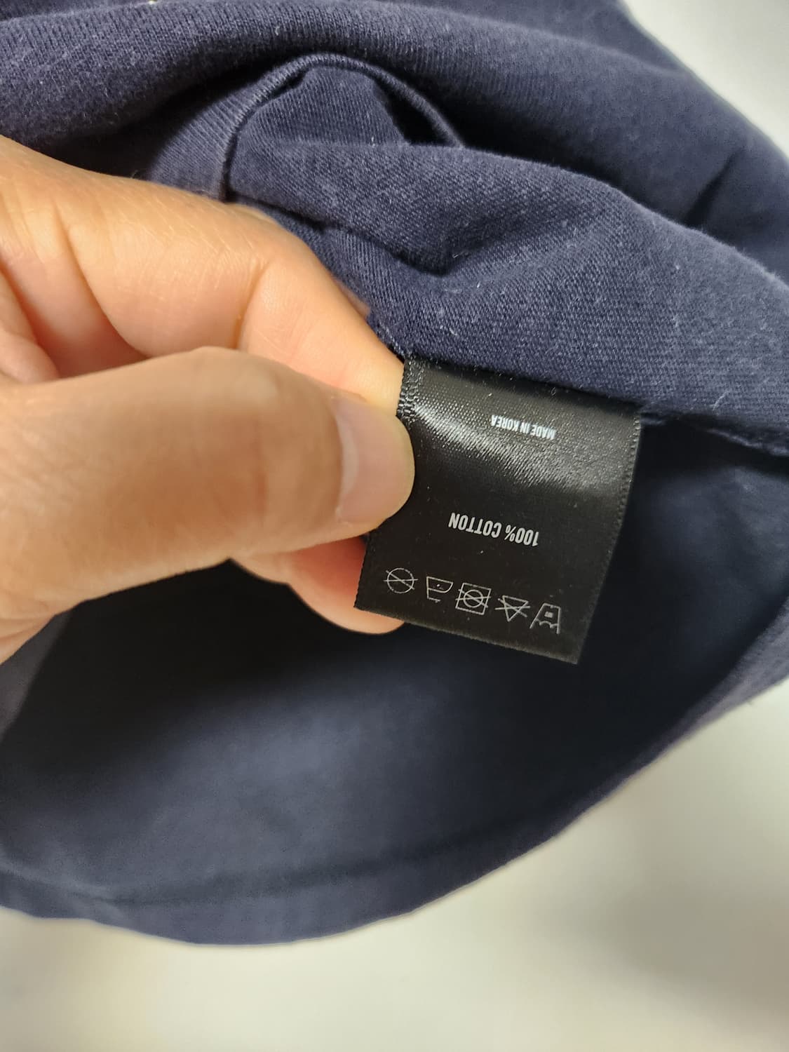 이지노이지 네이비 반팔 티셔츠 M(가슴반품60) 상품이미지5