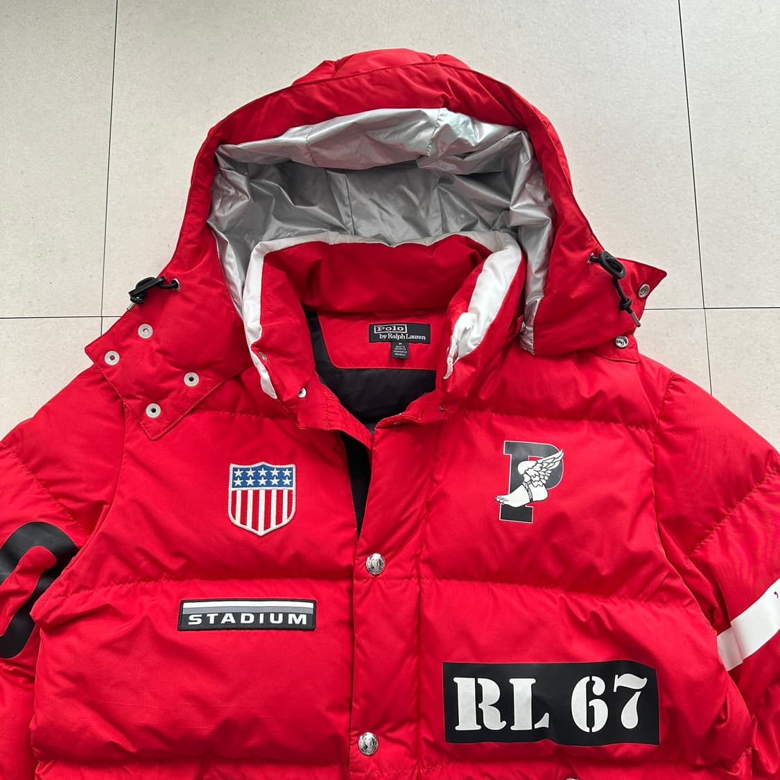 폴로 랄프로렌 P-WING 1992 RL67 스타디움 다운자켓 M 상품이미지2