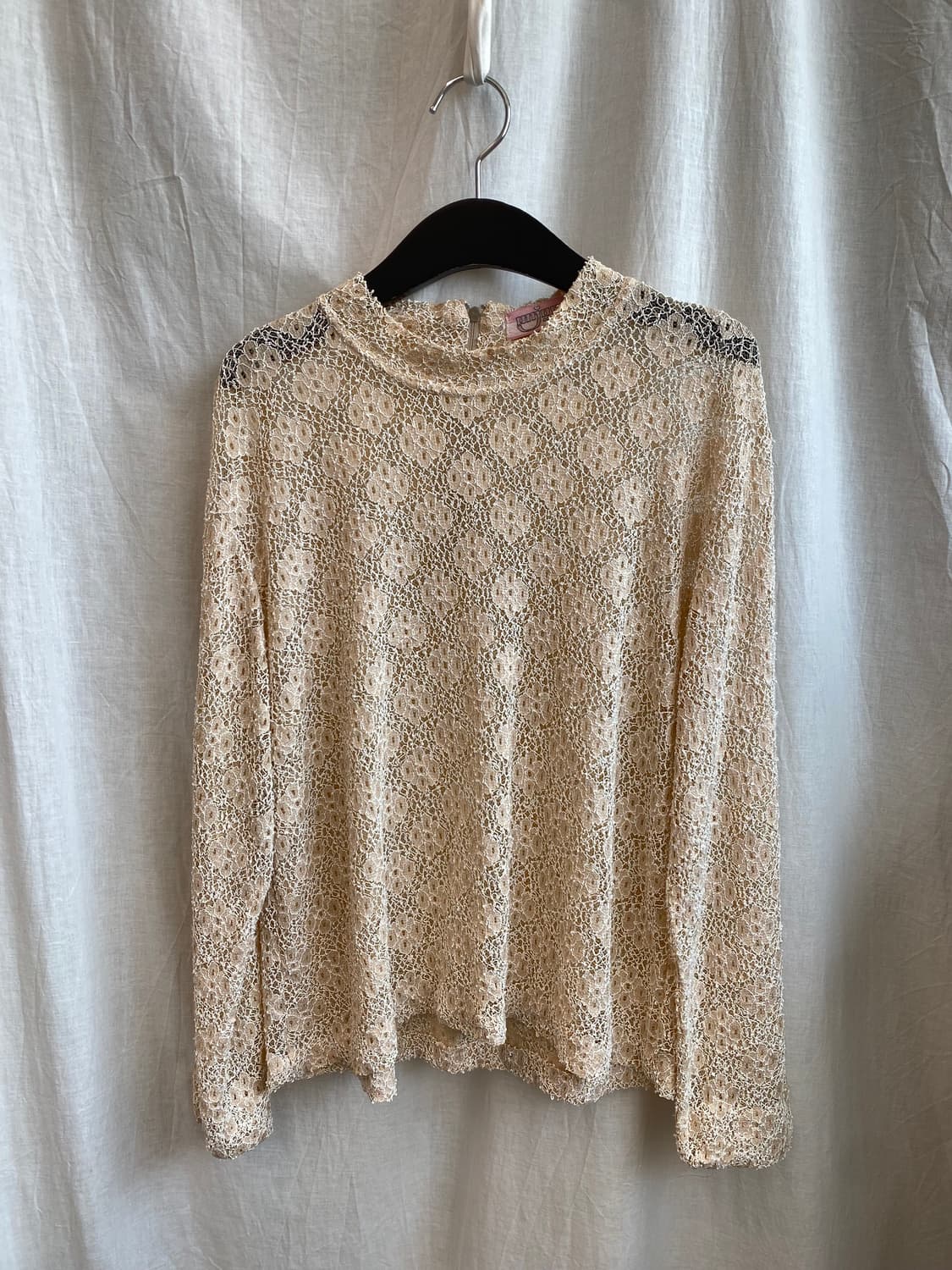 베이지 레이스 블라우스(F) 상품이미지2