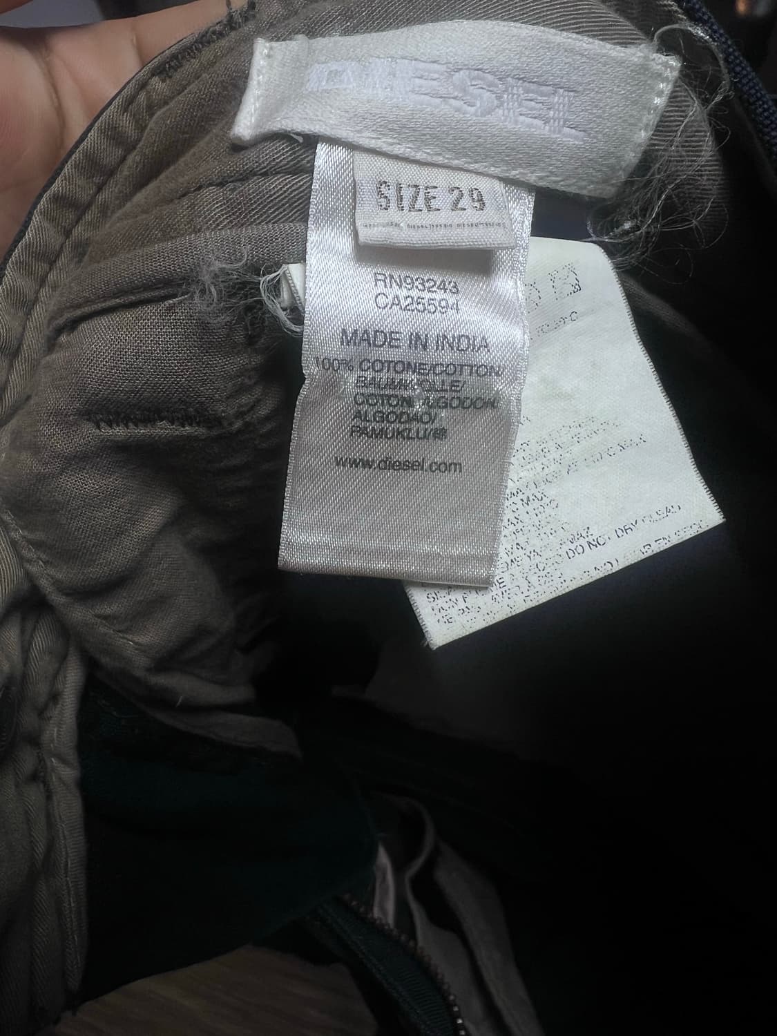 디젤 코튼 팬츠 상품이미지4