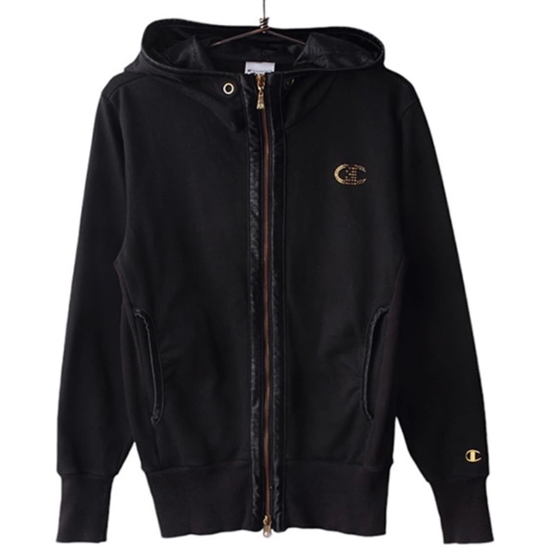 챔피온 크롭 로고 후드집업 일본 빈티지  상품이미지1