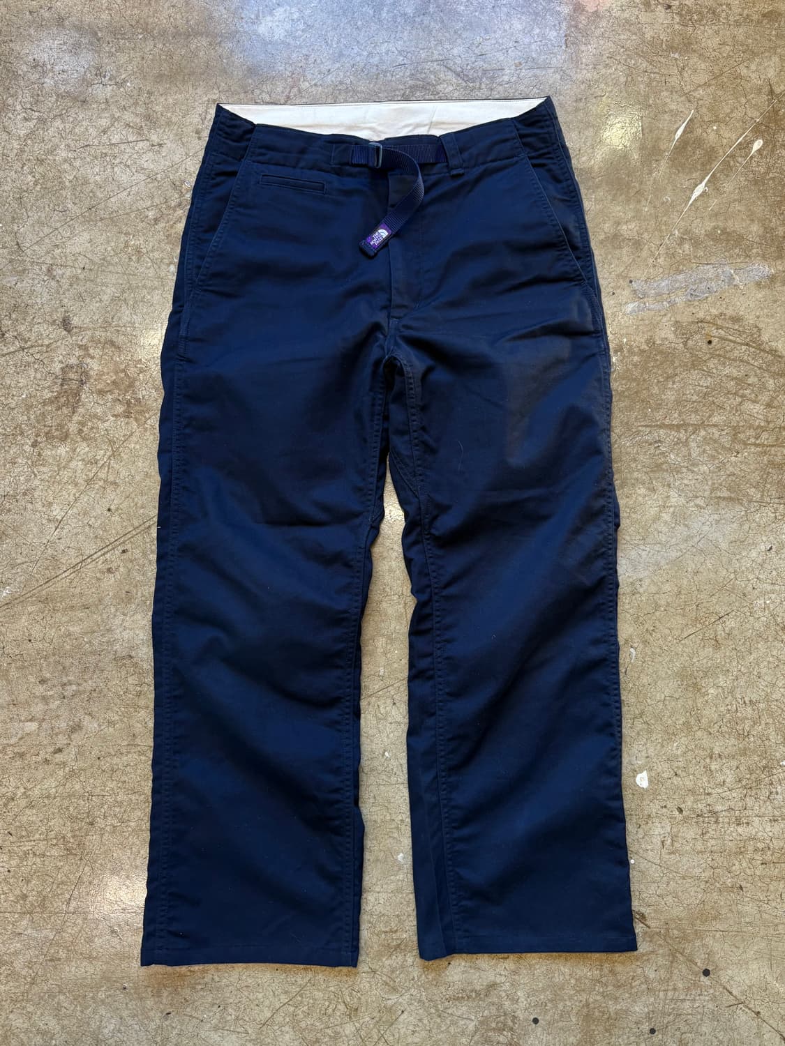 퍼플 라벨 네이비 코튼 팬츠 상품이미지1