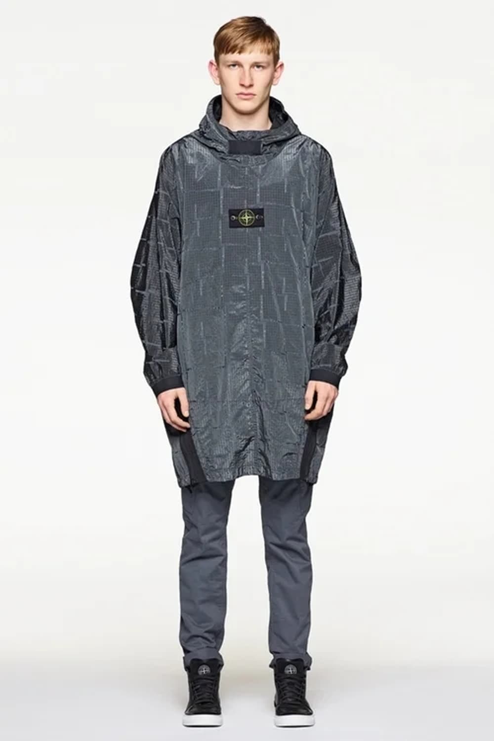 ♤필독♤ 스톤아일랜드 나일론 메탈 워터로 판초 자켓 상품이미지1