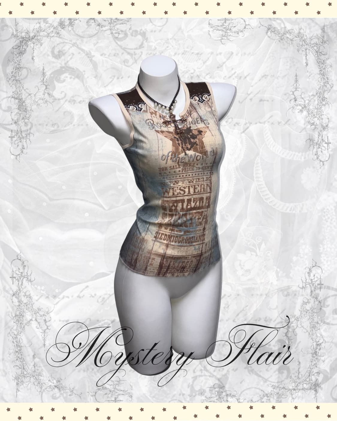 Skinnie minnie 00s 그런지 나시 상품이미지2